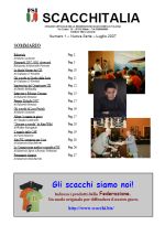 Scacchitalia 1 - Luglio 2007